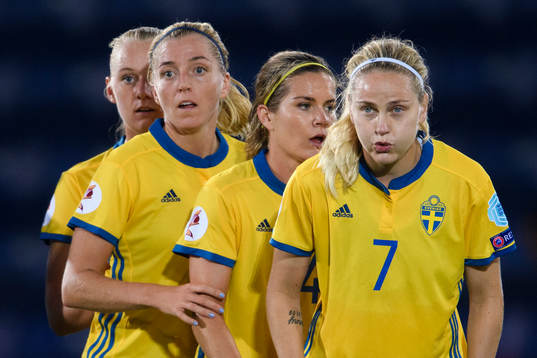 Sveriges Stina Blackstenius, Linda Sembrant, Hanna