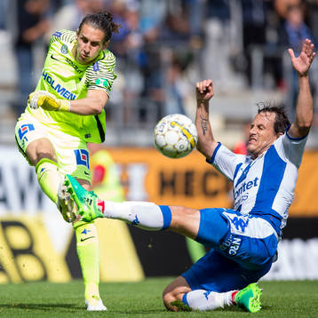 Norrköpings målvakt David Mitov Nilsson och IFK