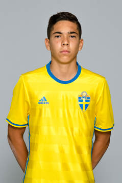 Lucas Urbano Dias De Lima i P15/02-landslaget poserar för porträtt den 4 augusti 2017 i Stockholm.