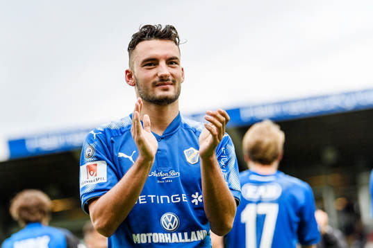 Halmstads Sead Haksabanovic jublar