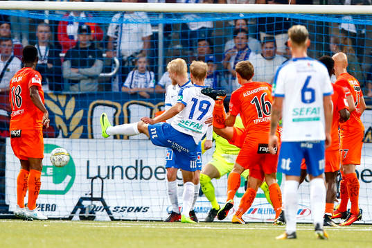 Norrköpings Sebastian Andersson gör 1-0