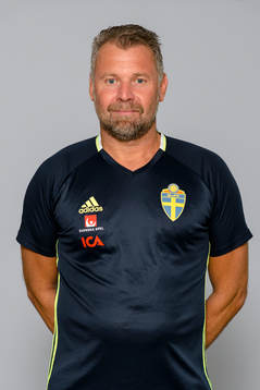 Per Fahlström, målvaktstränare i F15/02-landslaget poserar för porträtt den 9 augusti 2017 i Stockholm.