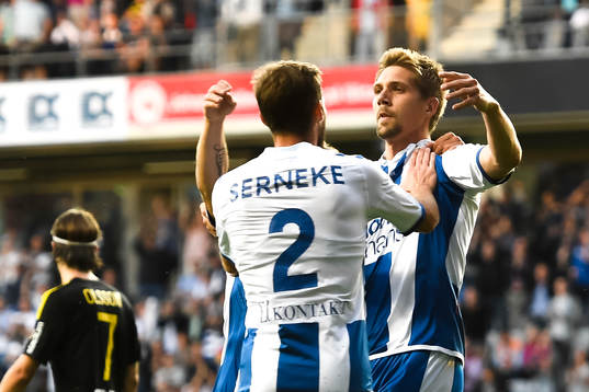 IFK Göteborgs Mikael Boman jublar