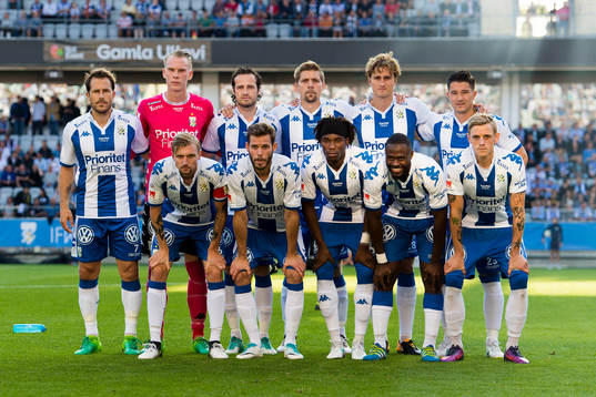 IFK Göteborgs startelva med Tobias Hysén, målvakt Pontus