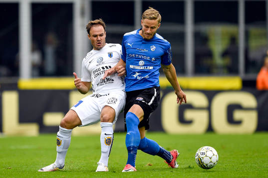 Sirius Niklas Busch Thor och Halmstads Alexander Ruud Tveter