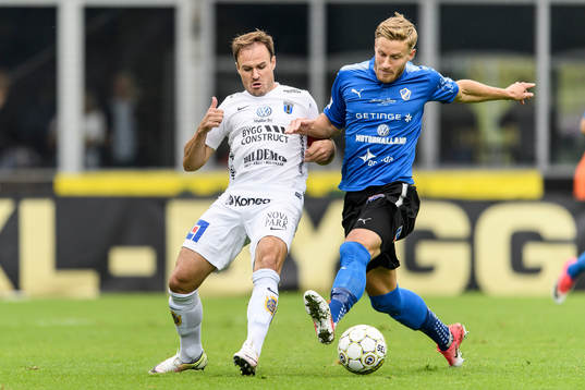 Sirius Niklas Busch Thor och Halmstads Alexander Ruud Tveter