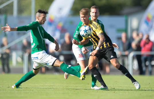 IFK Hässleholms  Philip Wikström i matchen i division 2 mellan IFK Hässleholm och Hässleholms IF i Hässleholm 13 augusti 2017.  
