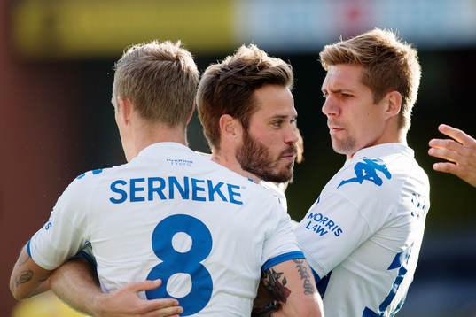 IFK Göteborgs Sören Rieks, Emil Salomonsson och Mikael