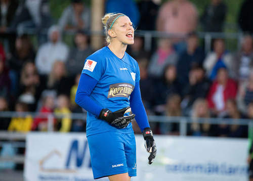 Göteborgs målvakt Line Johansen