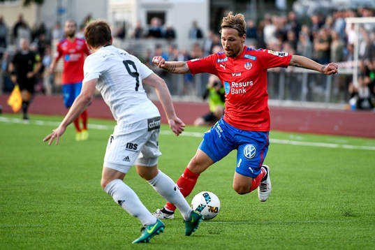 Oskarshamns Emil Dolk och Helsingborgs Martin Christensen