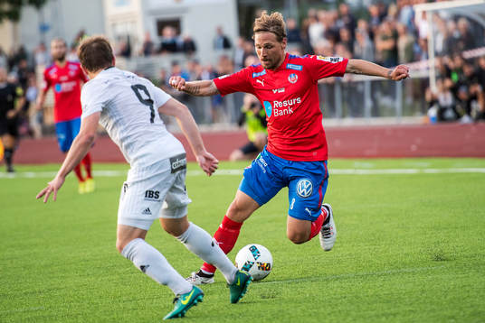 Helsingborgs Martin Christensen och Oskarshamns Emil Dolk