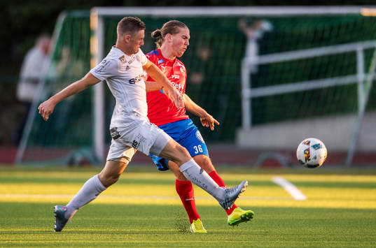 Helsingborgs Charlie Weberg och Oskarshamns Filip