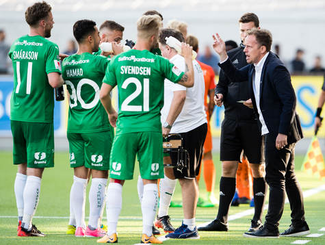 Hammarbys Arnór Smárason, Jiloan Hamad, Sander Svendsen