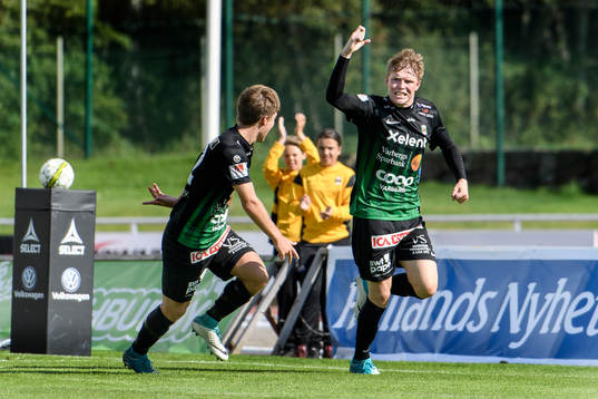 Varbergs Anton Liljenbäck jublar