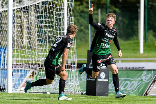 Varbergs Anton Liljenbäck jublar