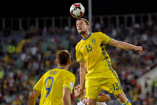 Sveriges Jakob Johansson och Bulgariens Georgi Milanov