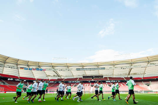 General view of Mercedes-Benz Arena