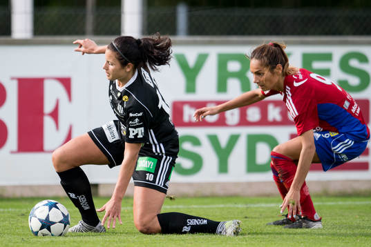 Piteås Hanna Pettersson och Vittsjös Lisa Klinga