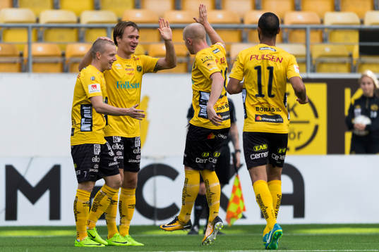 Elfsborgs Viktor Prodell jublar