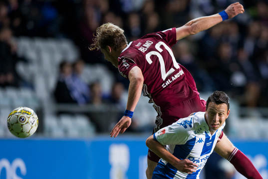 Djurgårdens Felix Beijmo och IFK Göteborgs Martin