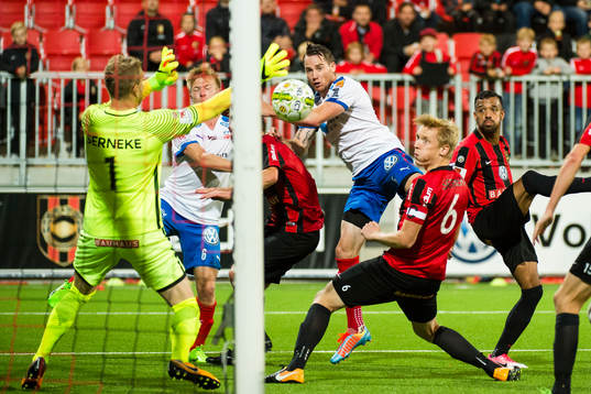 Helsingborgs Johan Persson gör 1-1