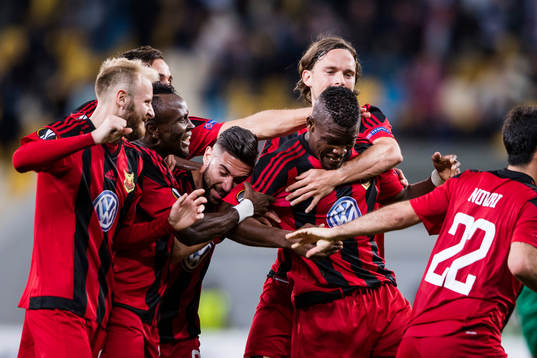 Östersunds Curtis Edwards, Samuel Mensiro, Brwa Nouri,