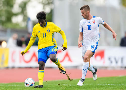 Sveriges Jack Lahne och Slovakiens Denis Giesser