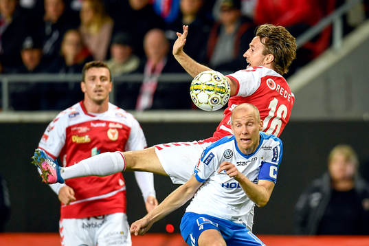 Norrköpings Andreas Johansson och Kalmars Filip Hellquist