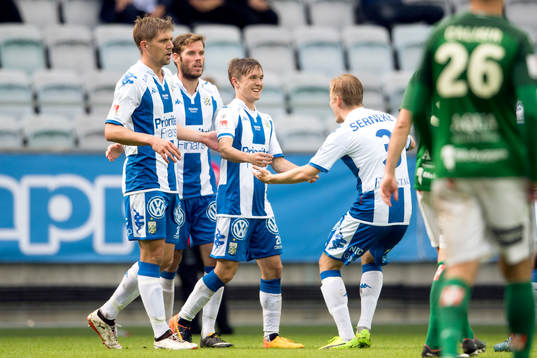 IFK Göteborgs Mikael Boman, Emil Salomonsson, Patrik