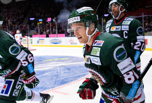 Frölundas Ryan Lasch jublar