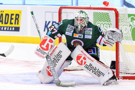 Frölundas målvakt Johan Gustafsson