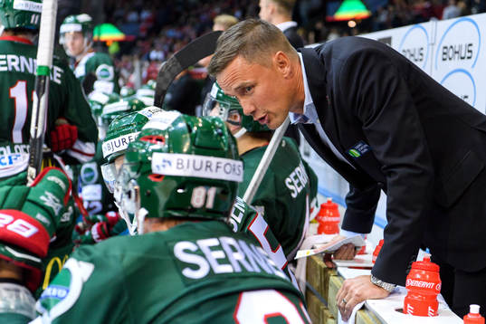 Frölundas tränare Roger Rönnberg