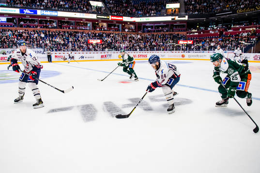 Linköpings Sebastian Karlsson och Jimmy Andersson och