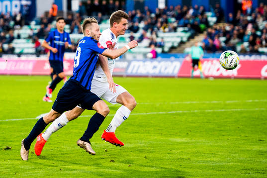 Tonny Brochmann Christiansen of Stabæk and Mounir Hamoud