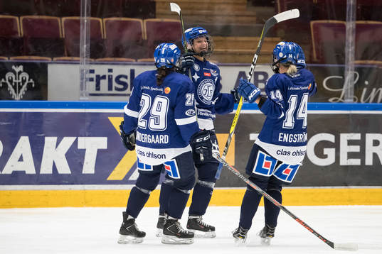 Leksands Hanna Lindqvist jublar