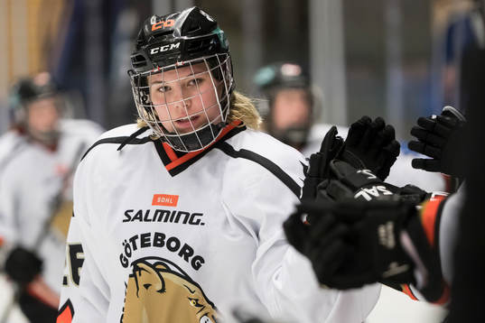 Göteborgs Emma Johansson jublar