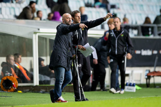 GAIS tränare Bosko Orovic och assisterande tränare Kenneth Gustafsson