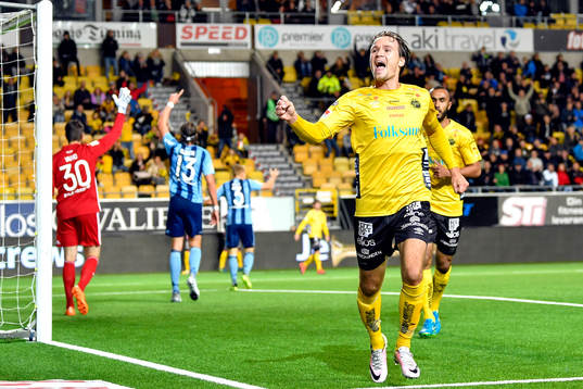 Elfsborgs Viktor Prodell jublar