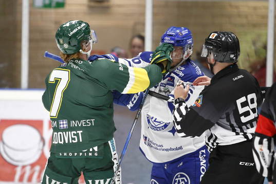 Björklövens David Lindquist i bråk med Leksands Fredrik
