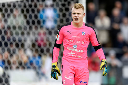 Halmstads målvakt Isak Pettersson
