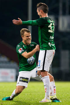 Jönköpings Stian Aasmundsen jublar