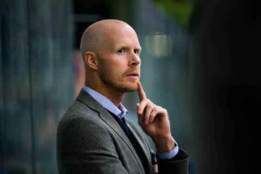 Karlskogas tränare Tobias Thermell