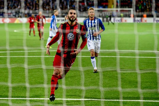 Östersunds Brwa Nouri jublar