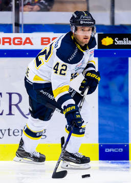 s Dylan Reese med pucken