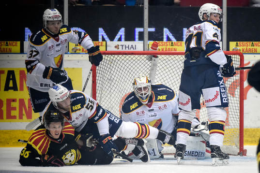 Djurgårdens målvakt Adam Reideborn, Alexander Urbom,