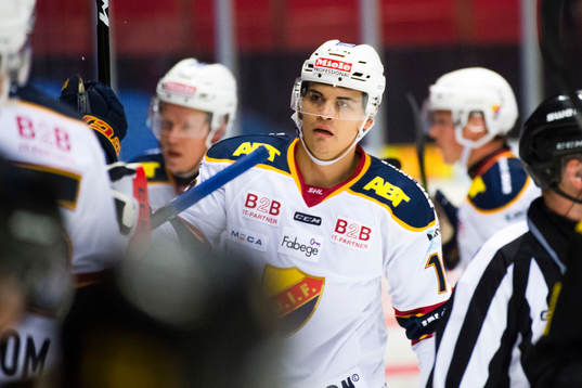 Djurgårdens Rene Bourque jublar