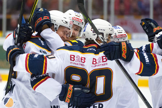 Djurgårdens Marcus Högström jublar