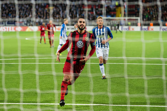 Östersunds Brwa Nouri jublar
