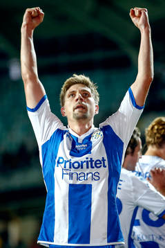IFK Göteborgs Mikael Boman jublar
