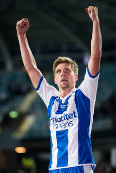 IFK Göteborgs Mikael Boman jublar efter 4-0